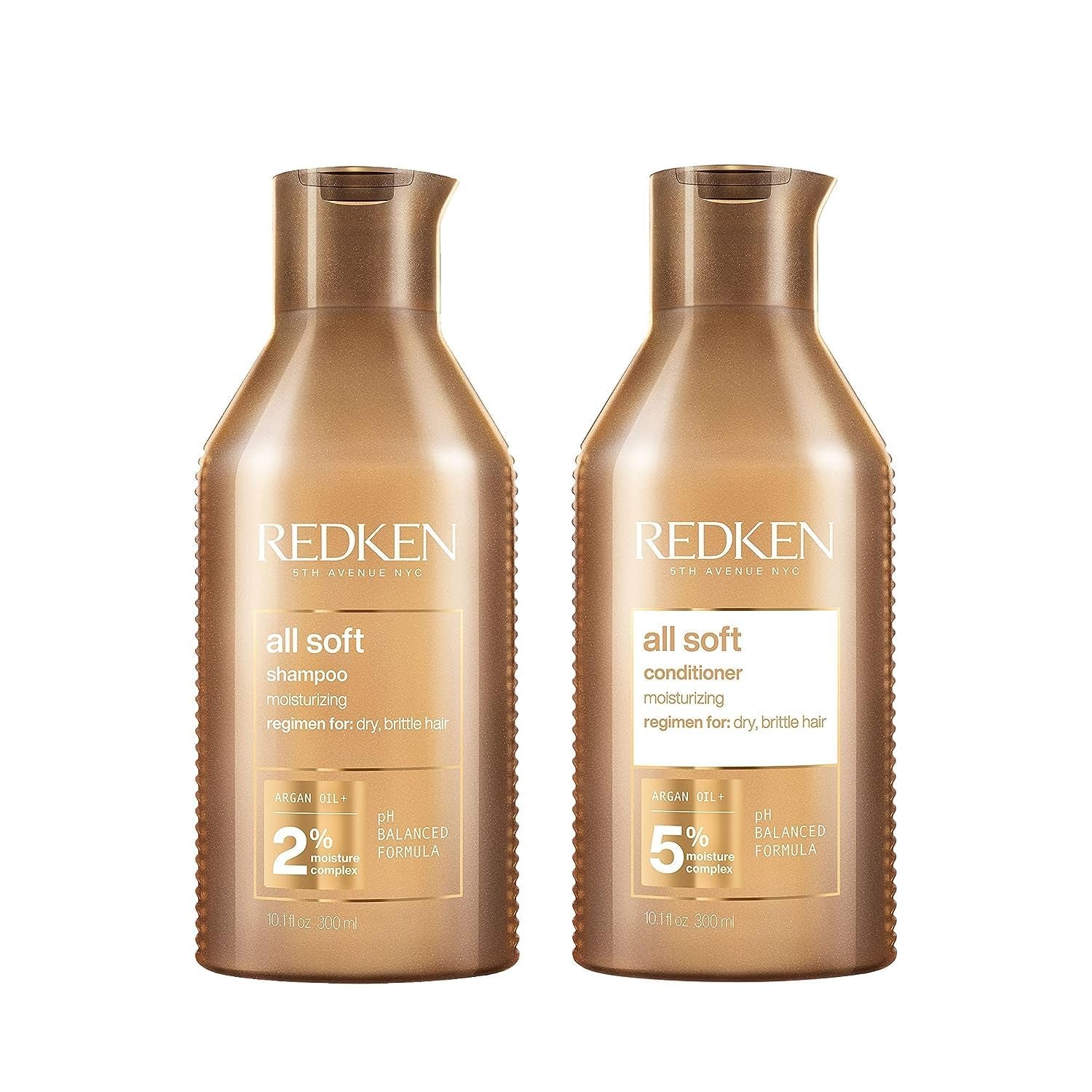 All Soft Shampoo and Conditioner Set for Dry or Brittle Hair - Provides Intense Softness and Shine with Argan Oil