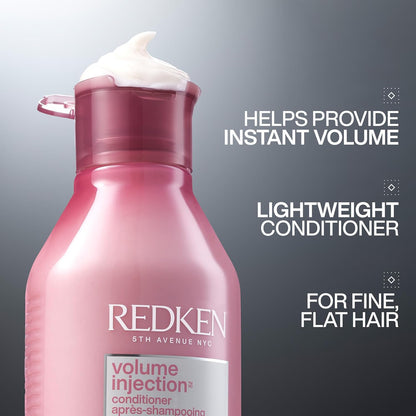 Volume Injection Shampoo & Conditioner Set | for Fine Hair | Adding Lift & Body | Paraben Free