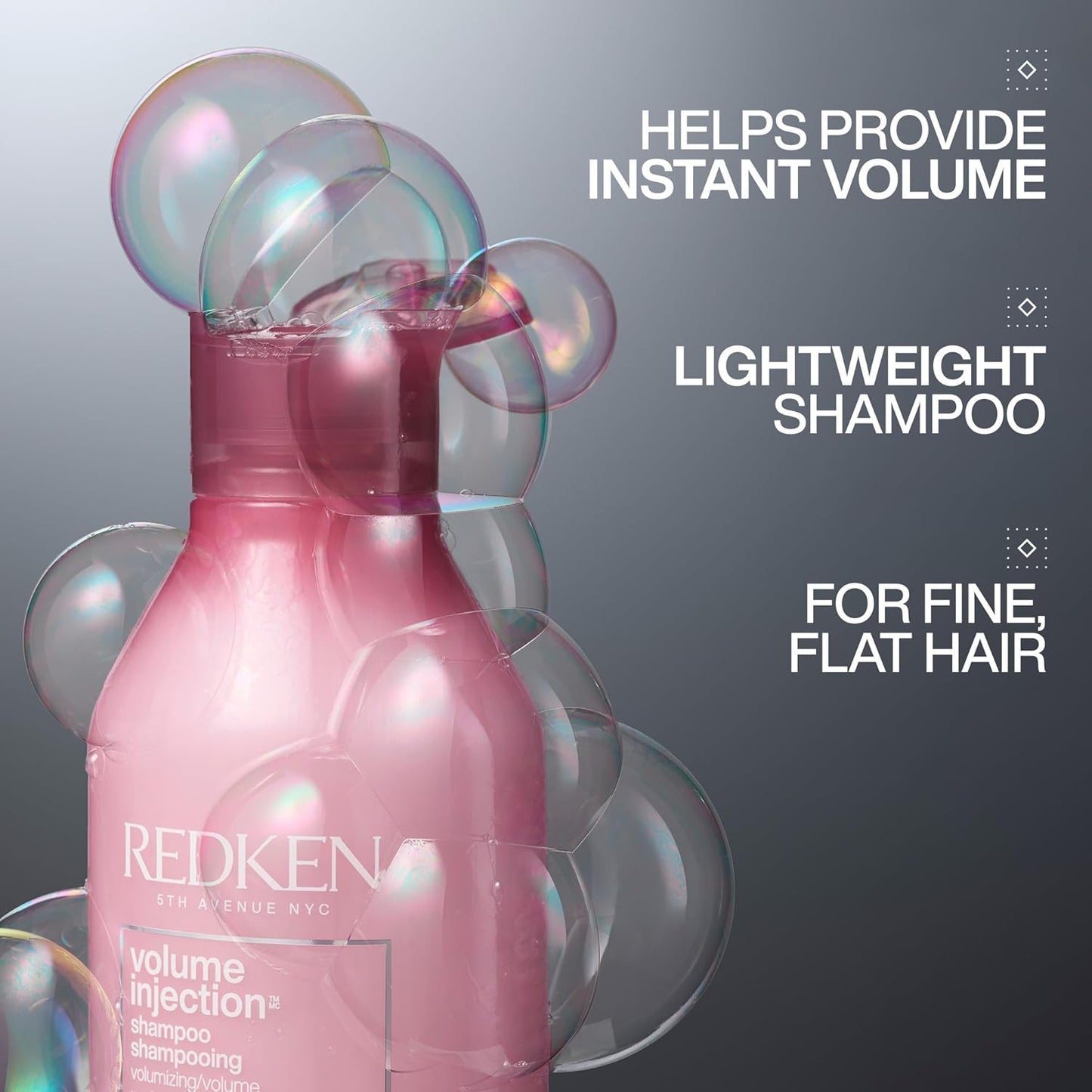 Volume Injection Shampoo & Conditioner Set | for Fine Hair | Adding Lift & Body | Paraben Free