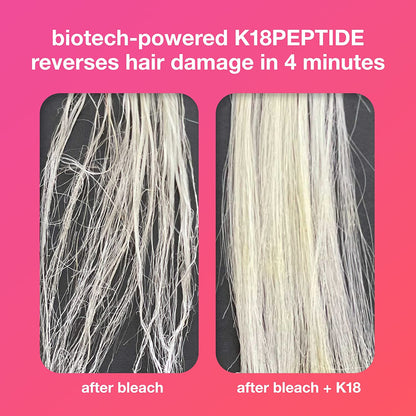 Leave-In Molecular Hair Mask, Repairs Dry or Damaged Hair, Reverse Hair Damage from Bleach, Color, Chemical Services & Heat