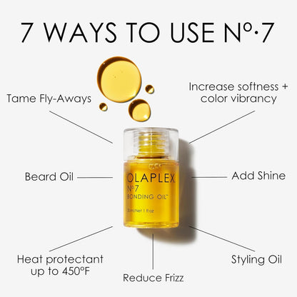 No. 7 Bonding Oil, Concentrated High Shine Oil, Heat Protectant, Vi