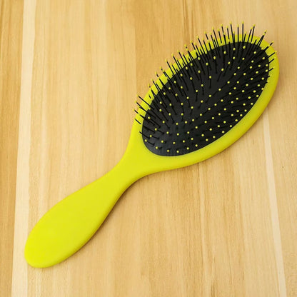 Salon New Detangling Kids Gentle Women Men Hair Brush Wet & Dry Bristles Handle Detangling Comb Hair Brush