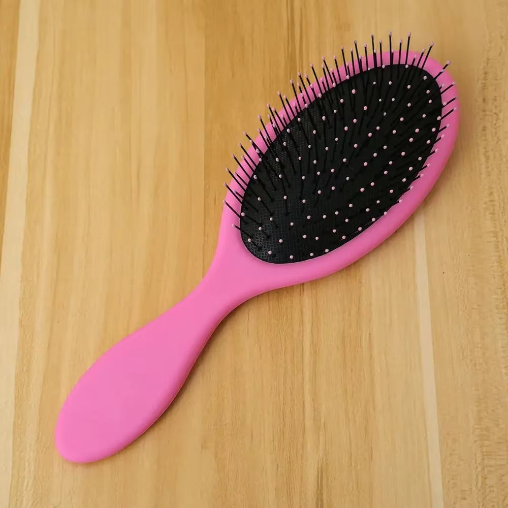 Salon New Detangling Kids Gentle Women Men Hair Brush Wet & Dry Bristles Handle Detangling Comb Hair Brush