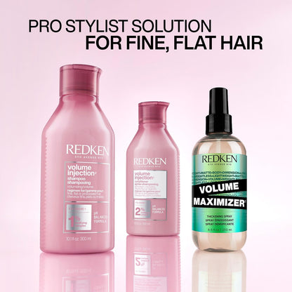 Volume Injection Shampoo & Conditioner Set | for Fine Hair | Adding Lift & Body | Paraben Free