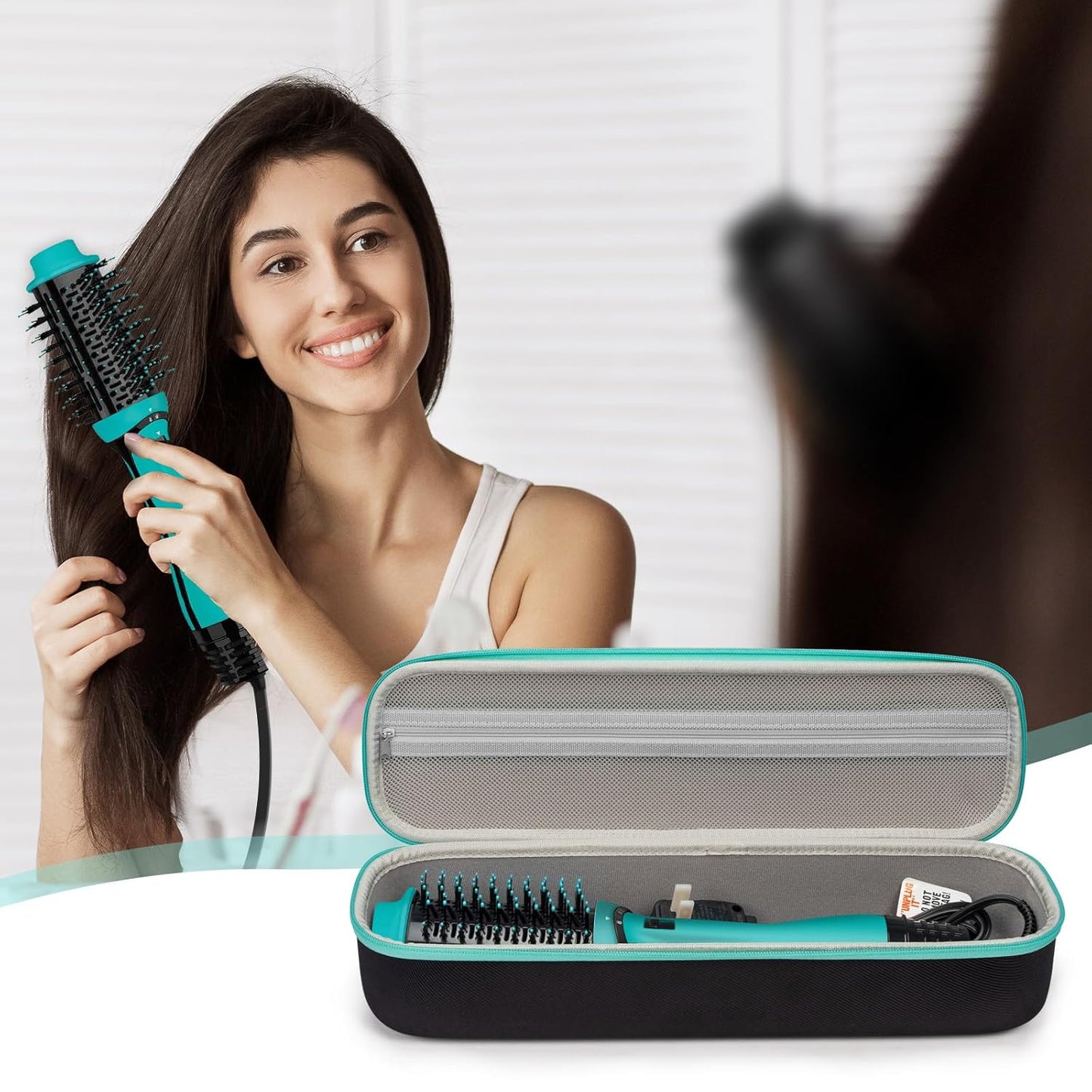 Case for Revlon One Step Volumizer plus 2.0, Hard Travel Case for Revlon One Step Volumizer plus Hair Dryer and Styler, Revlon Volumizer Hair Dryer Brush, One Step Hair Dryer and Volumizer(Case Only)