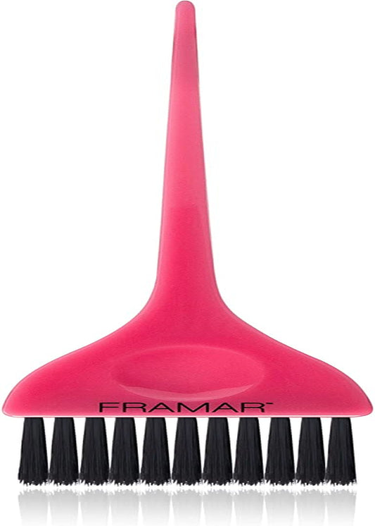 Pink Hair Color Brush - Hair Coloring Brush for Hair Dye, Hair Dye Brush to Apply Hair Color, Color Brushes for Hair Salon, Brush for Dyeing Hair, Colour Brush for Hair Coloring, Dye Tools